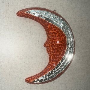 Crescent moon wall decor
